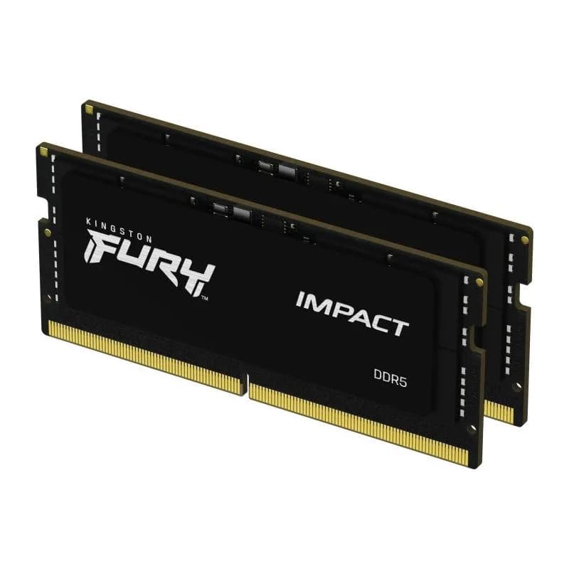 Memorie RAM Notebook Kingston FURY Impact, 16GB, DDR5, 4800MHz, CL38 — miniatură
