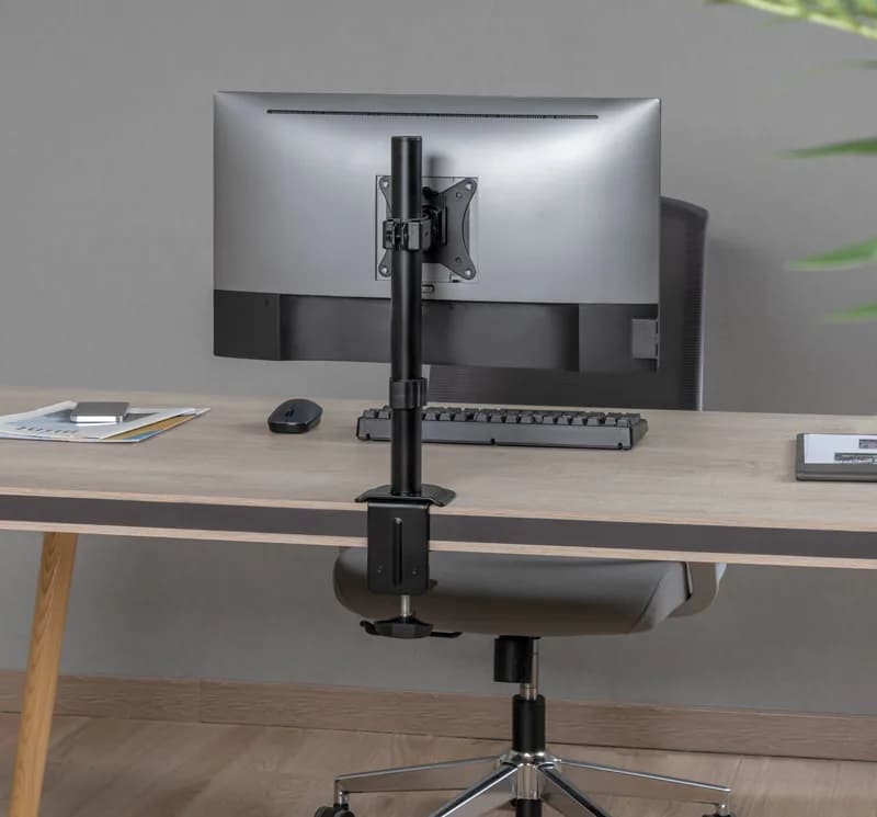 SUPORT de masa Superior, pt 1 monitor plat, diagonala compatibila 17-32 inch, unghi reglabil sus-jos si stanga-dreapta, VESA compatibil max 100×100, max 9 Kg "SUPSPC001" — miniatură