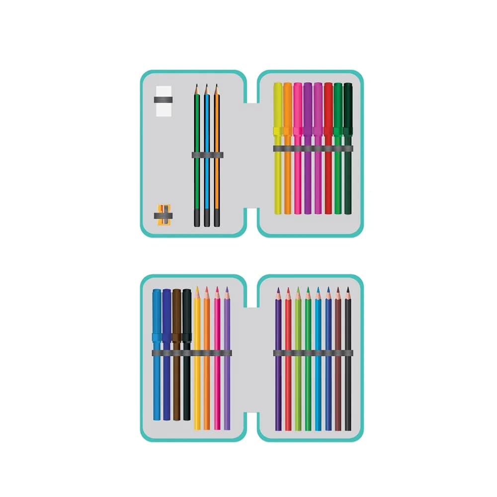 Penar echipat, 2 fermoare, 29 piese, BELIEVE - S-COOL — miniatură