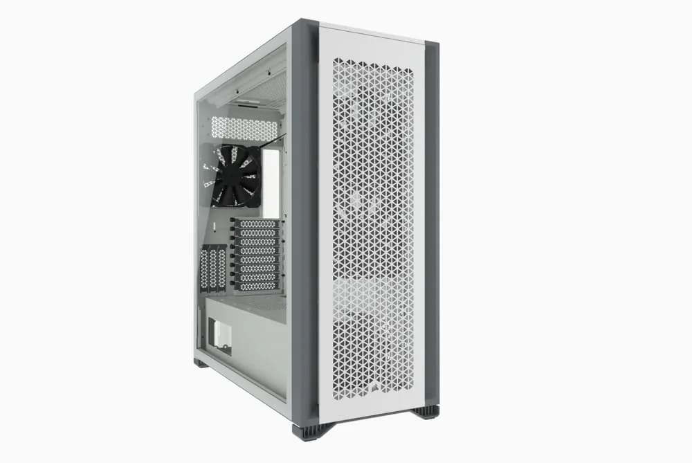 Carcasa Corsair 7000D AIRFLOW, RGB, Full Tower, White