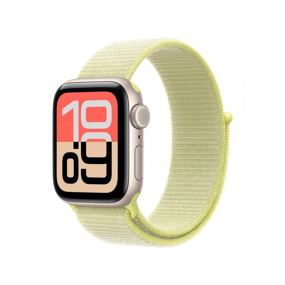 Curea pentru Apple Watch 40mm Neon Yellow Sport Loop — miniatură
