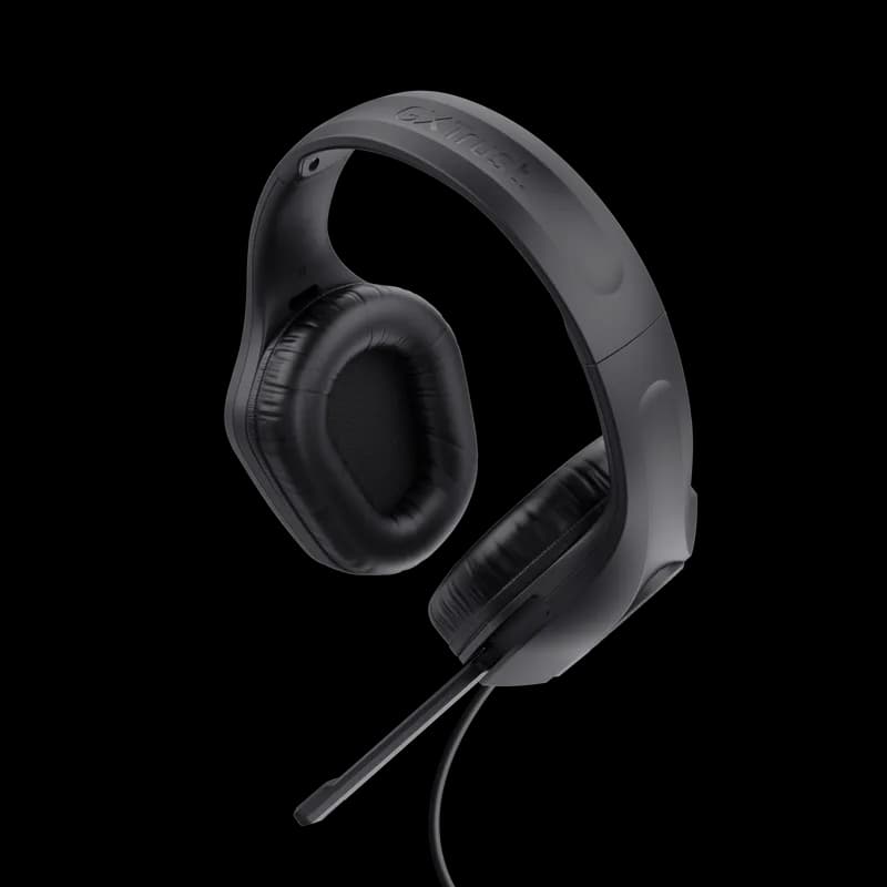 Casti Gaming Head-band Trust GXT 416 ZIROX, Wired, Negru — miniatură