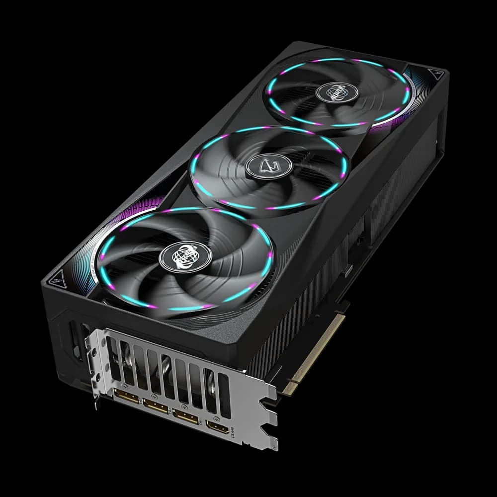GIGABYTE AORUS GeForce RTX 5070 Ti MASTER 16G, GDDR7, 256 bit, Negru "N507TAORUS M-16GD" — miniatură