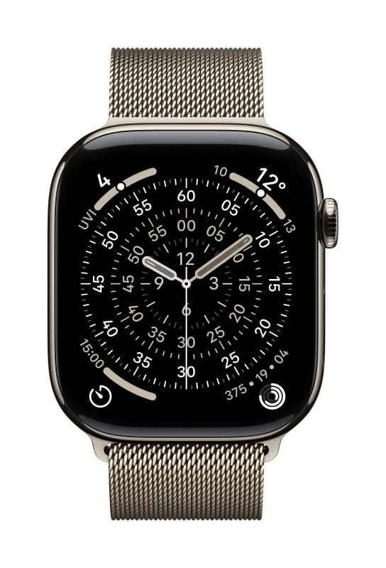 Curea pentru Apple Watch 46mm Natural Milanese Loop - M/L