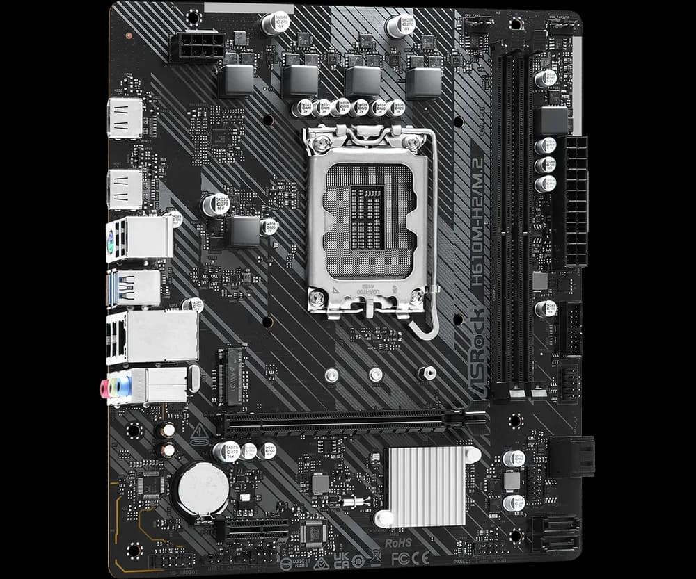 Placa de baza ASRock H610M-H2/M.2, Socket 1700, DDR4, Micro-ATX — miniatură