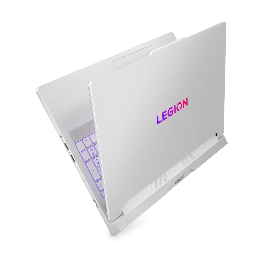 Gaming 16 Legion Pro 7 16IAX10H, WQXGA OLED 240Hz G-Sync, Procesor Intel® CoreTM Ultra 9 290HX Plus, 32GB DDR5 CSODIMM, 1TB SSD, GeForce RTX 5080 16GB, No OS, Glacier White, 3Yr Onsite Premium Care "83F500R9RM" — miniatură