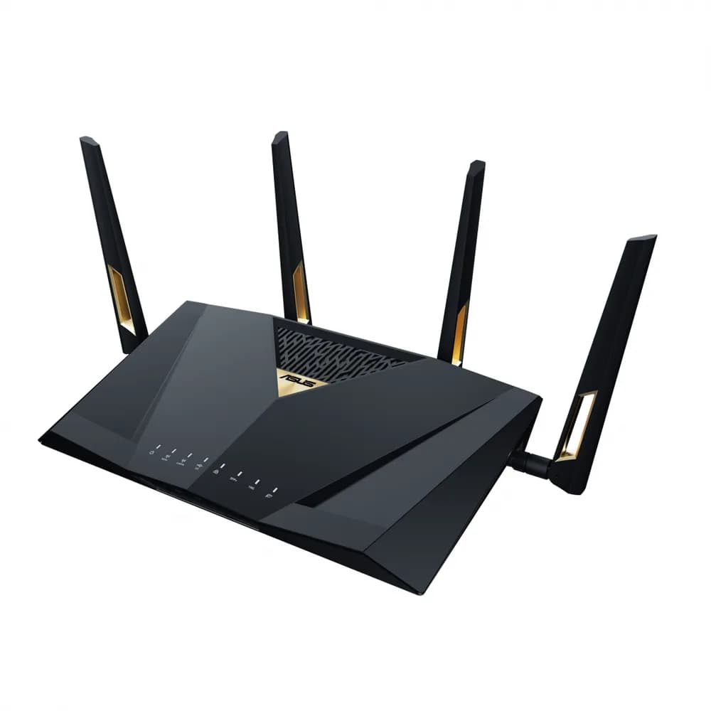 Router Asus Dual-Band RT-BE98U, WIFI-7, Standarde wireless: IEEE 802.11a, IEEE 802.11b, IEEE 802.11g, WiFi 4 (802.11n), WiFi 5 (802.11ac), WiFi 6 (802.11ax), WiFi 7 (802.11be), IPv4, IPv6, Segment Produs: BE7200, Viteza wireless: 1376+5764 Mbps, 4 x antene externe, Procesor: 2.6GHz quad-core