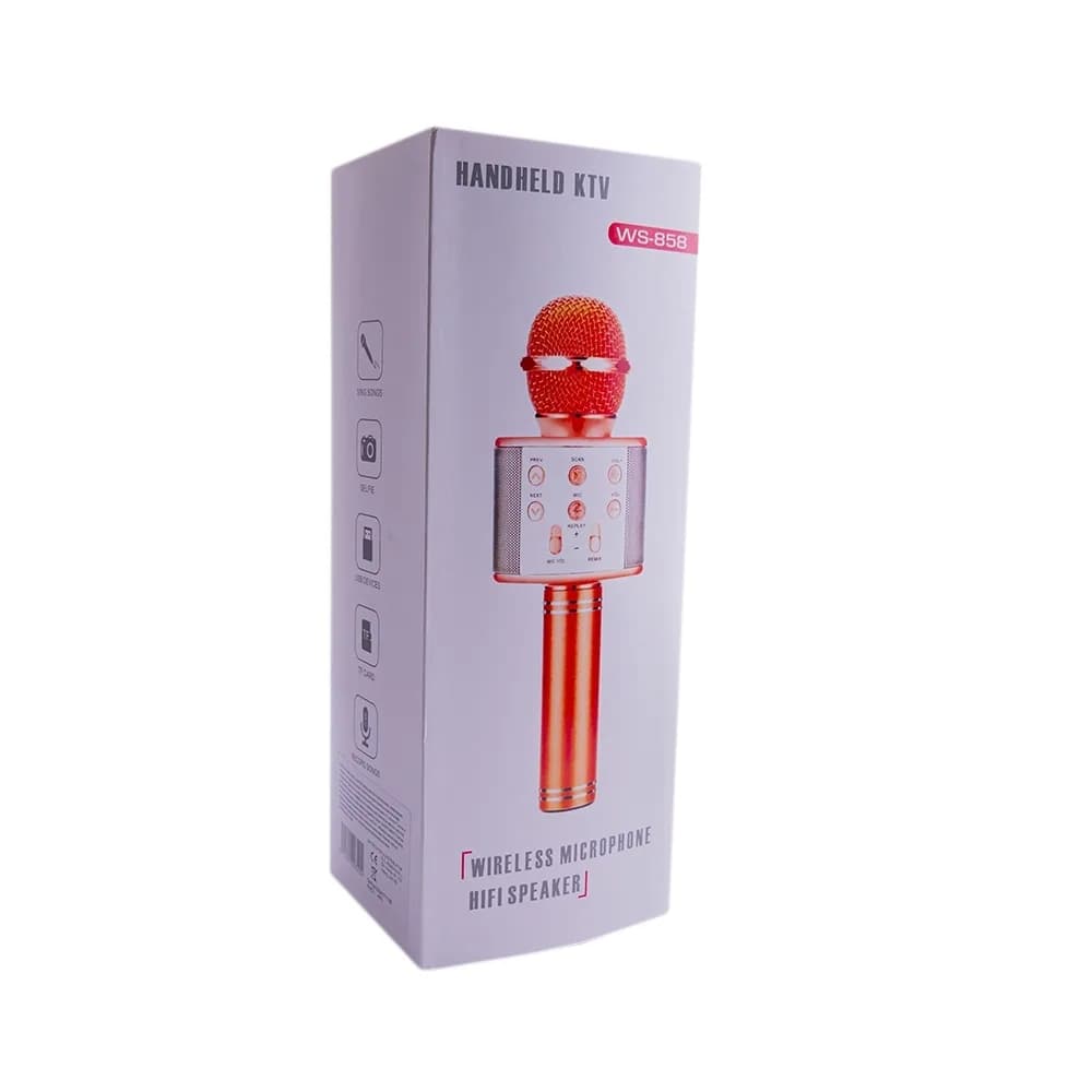 Microfon karaoke cu baterii — miniatură