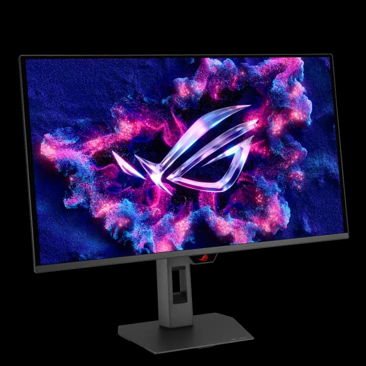 Monitor Asus ROG Strix OLED XG27UQDMS, 26.5", QD-OLED, UHD, 3840x2160, HDMI, DisplayPort, AMD FreeSync Premium, G-SYNC Compatible, 240Hz, 0.03ms, Negru "XG27UQDMS" — miniatură