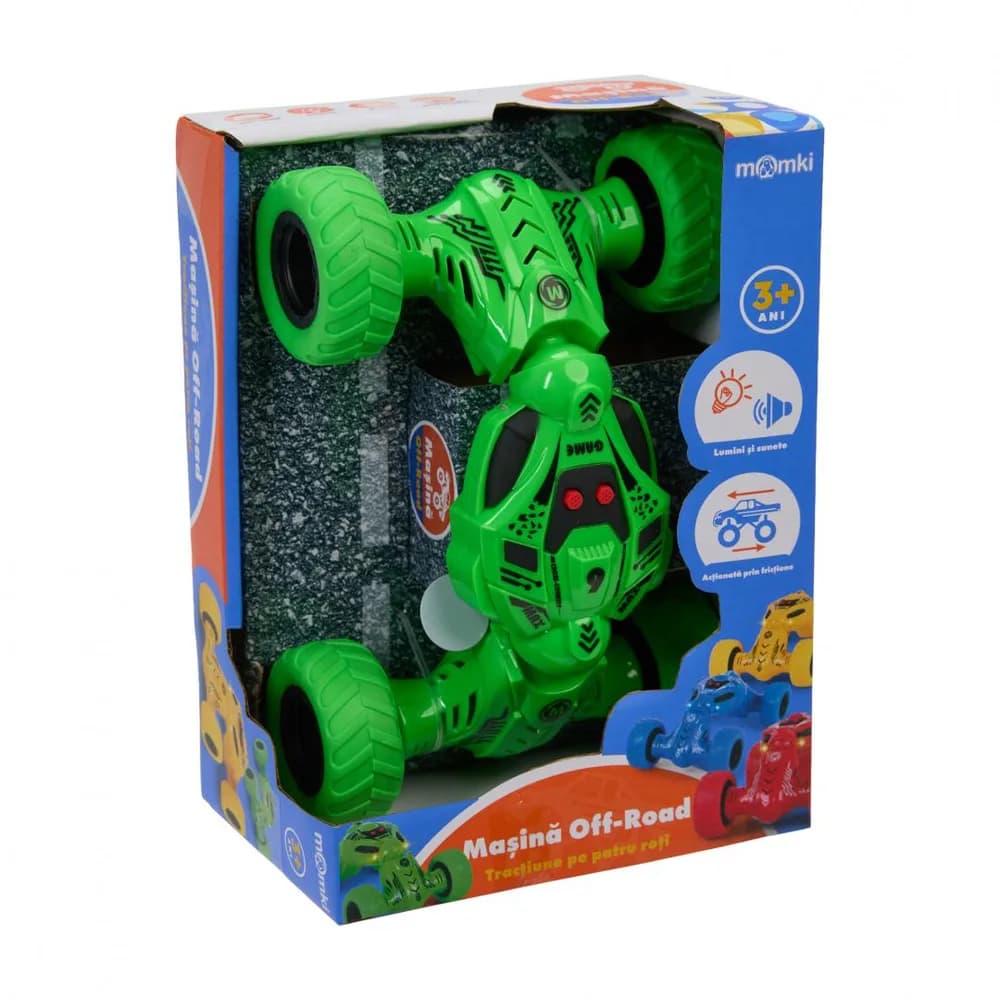 MASINA OFF-ROAD CU LUMINI SI SUNETE, MOMKI, MIX — miniatură