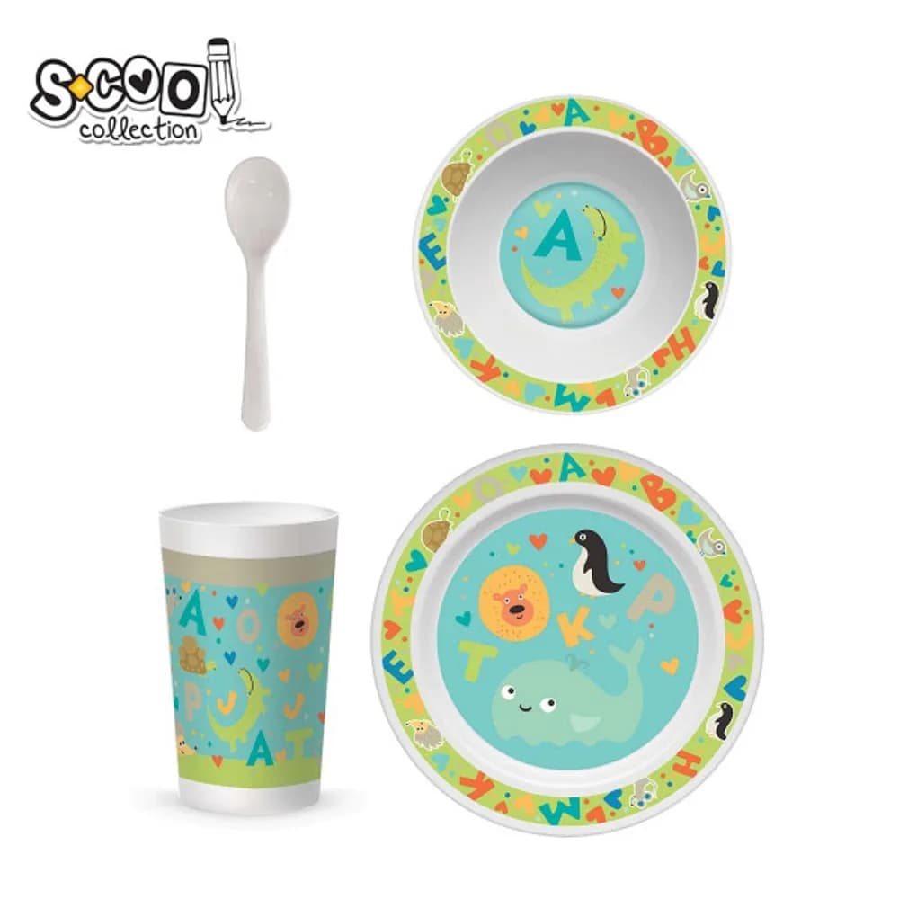 Set vesela + tacamuri - S-COOL — miniatură