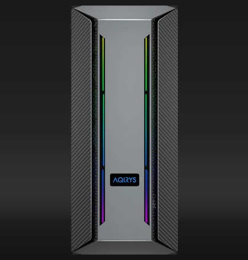 Carcasa AQIRYS MIZAR, RGB, Mid Tower, Black — miniatură