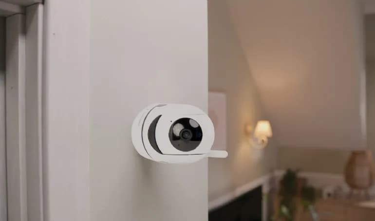 CAMERA IP GEMBIRD, pt. interior, CMOS 2 Mpx, lentile 3.6mm, wi-fi, rezolutie FullHD 1920x1080, video H.264 AVI, microfon, rotatie 355 gr, inclinare 120 gr, carcasa plastic, slot microSD card, Tuya — miniatură