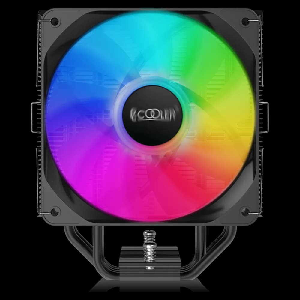 COOLER PCCOOLER, skt. universal, racire cu aer, vent. 120mm, 400 - 1800 RPM, LED RGB, "PALADIN EX300S" — miniatură