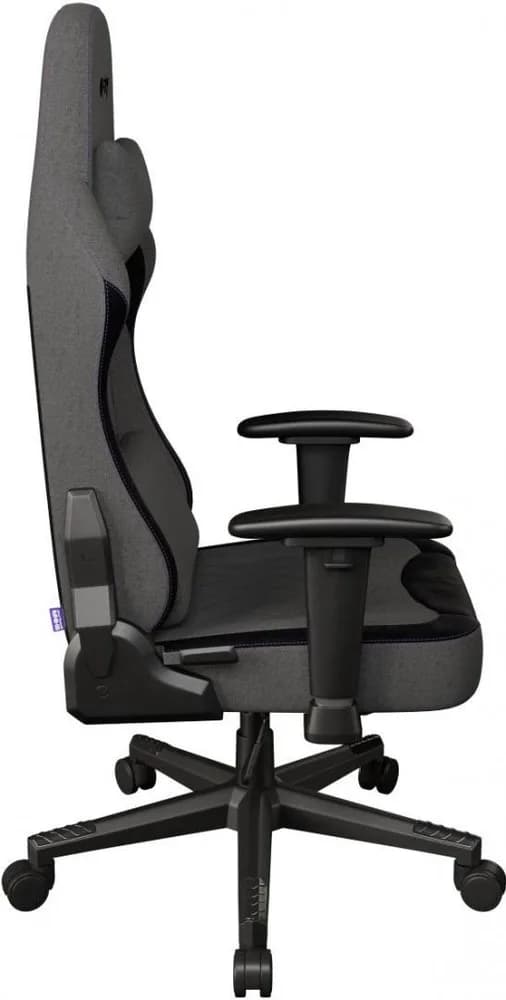 Scaun gaming FURY SHINAI S8, material fabric, reglabil pe inaltime, greutate maxima suportata 130 kg, inaltime scaun reglabil 30.5 - 37.5 cm, spatar ajustabil 135°, dimensiuni roti 60mm, echipat cu piston cu gaz clasa 4, manere 1D, gri — miniatură