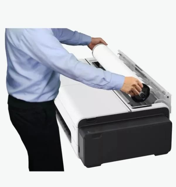 CANON TC-21 LARGE FORMAT PRINTER 24", 4 culori BK, C, M, Y, Apple AirPrint, Mopria, Chrome OS, Interfata: USB, Retea, WI-FI, Memorie: 1GB, Grosime hartie: 0.08mm - 0.28mm, Lungime printare: min.203.2mm, max. 4m, diametru maxim rola: 110mm, diamentu role intern: 2", Dimensiuni echipament: 968 x 533 x — miniatură