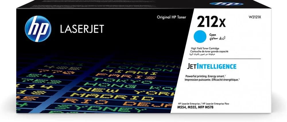 Toner Original HP Cyan, nr.212X, pentru Laser Jet M555x|M554dn|M555dn|MFP M578c|M578z|M578f, 10k, incl.TV 1.2incl.TV "W2121X"