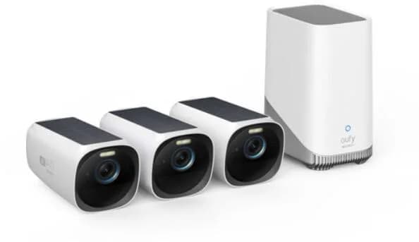 Sistem supraveghere 3+1 Anker "eufyCam 3 S330",4K Ultra HD,bullet,wireless,16GB extensibil cu HDD,int si ext,IR 8m,audio bidirectional,energie solara, "T88723W1"-194644111724