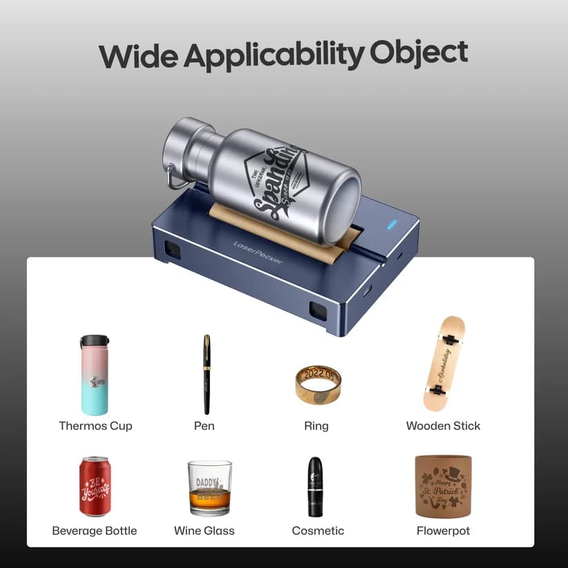 Accesoriu imprimantă 3D LaserPecker Roller pentru LP2 Plus — miniatură