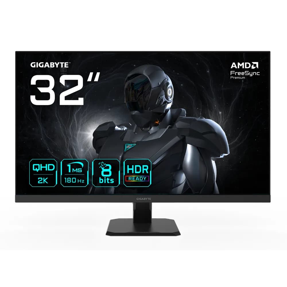 Monitor GIGABYTE GS32QA Gaming, 31.5 inch, SS IPS, QHD, 2560 x 1440, DisplayPort, HDMI, 180 Hz, 1 ms, Negru "GS32QA"