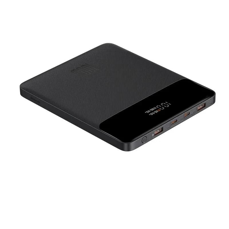 POWER BANK Baseus Blade, 20000mAh, PD 100W, ultra thin, 2 x USB; 2 x USB Type-C, display digital pt. status baterie, total 5A, negru, "PPBL000301" - 6932172628031 — miniatură