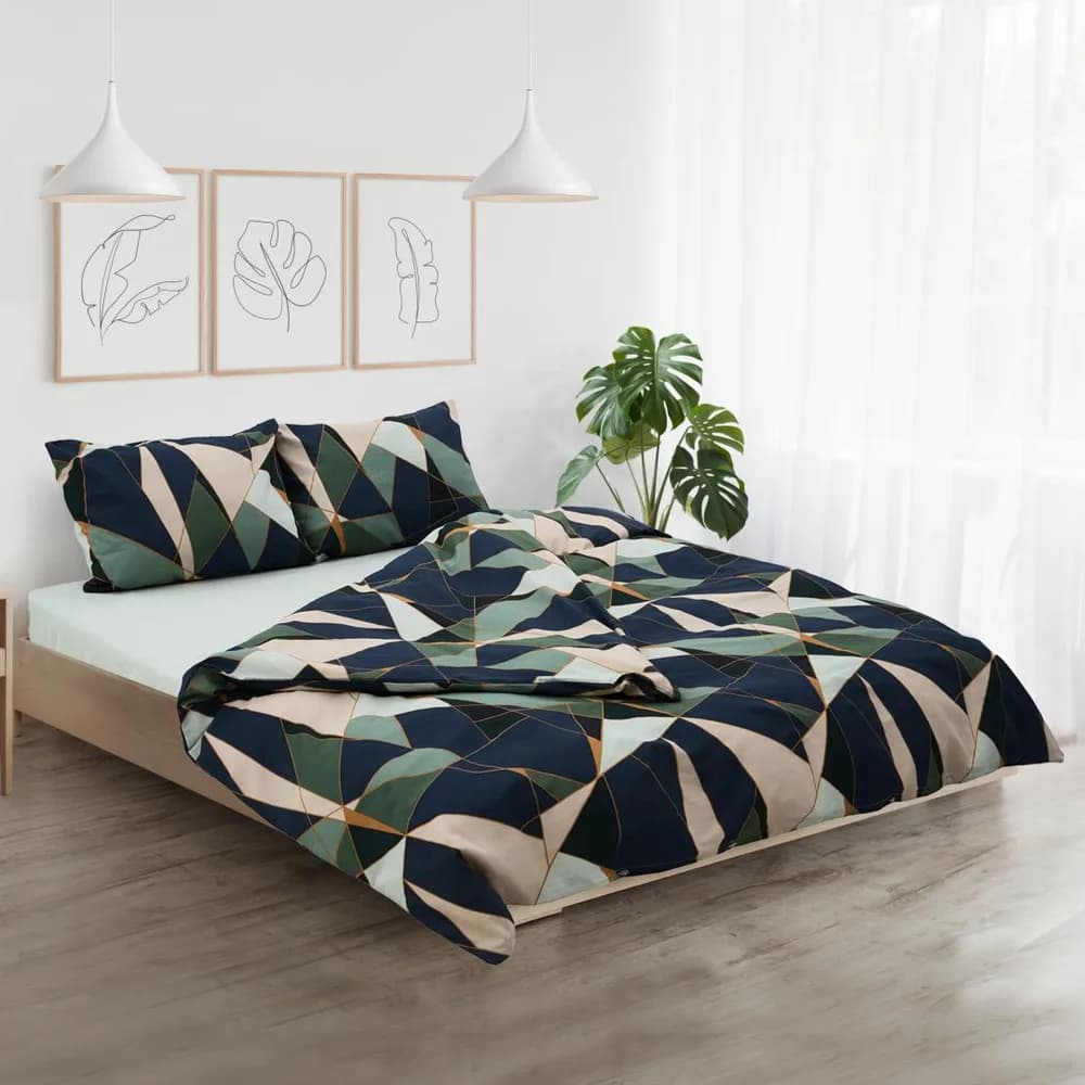 Lenjerie kingsize, bumbac,132 TC, Enzo — miniatură