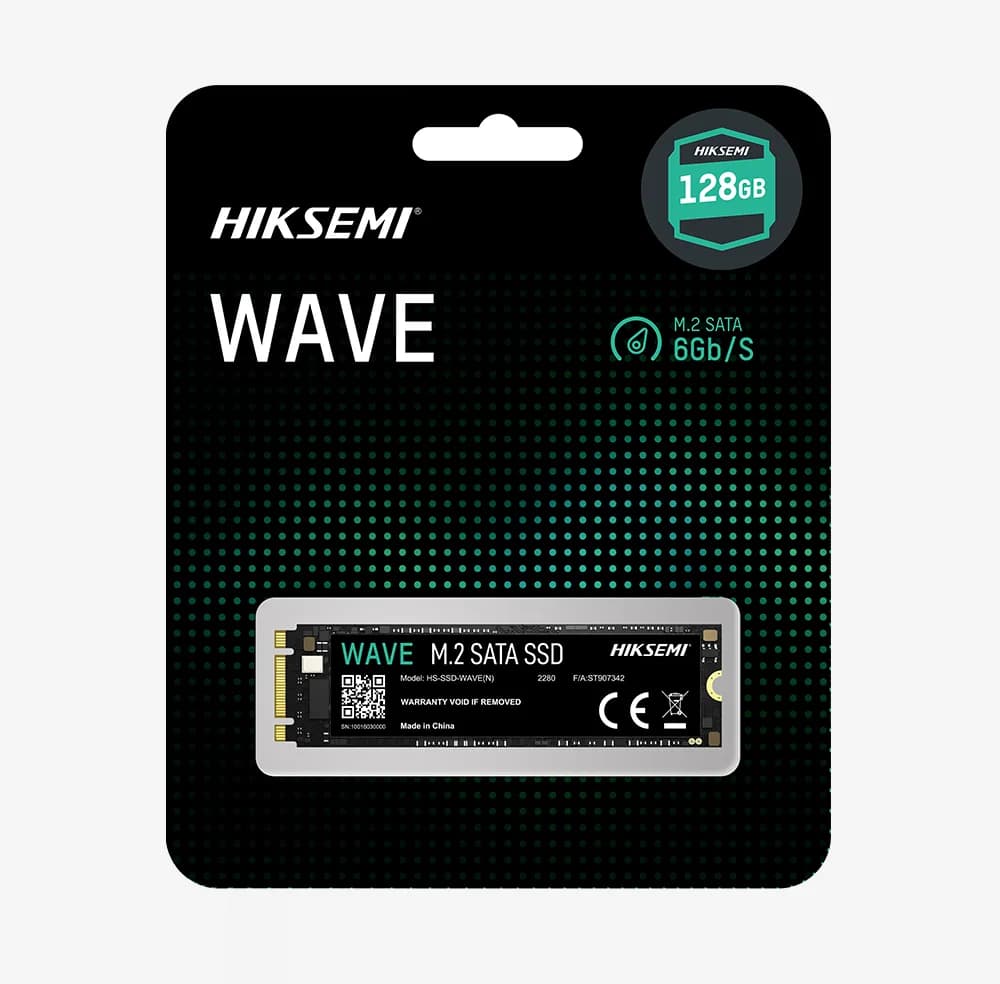 SSD HIKSEMI, 512 GB, M.2, 3D NAND SATA III 6 Gb/s, R/W: 560/500 MB/s, "HS-SSD-WAVE(N)/512G" — miniatură