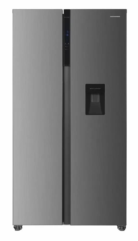 Side by Side HEINNER HSBS-HM529NFBKWDE++, No Frost, 529 L, Clasa E, Dozator apa, Inox — miniatură