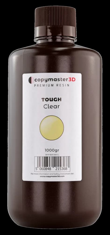 Rășină 3D Copymaster3D Tough UV ABS Like – 1 kg – Clear