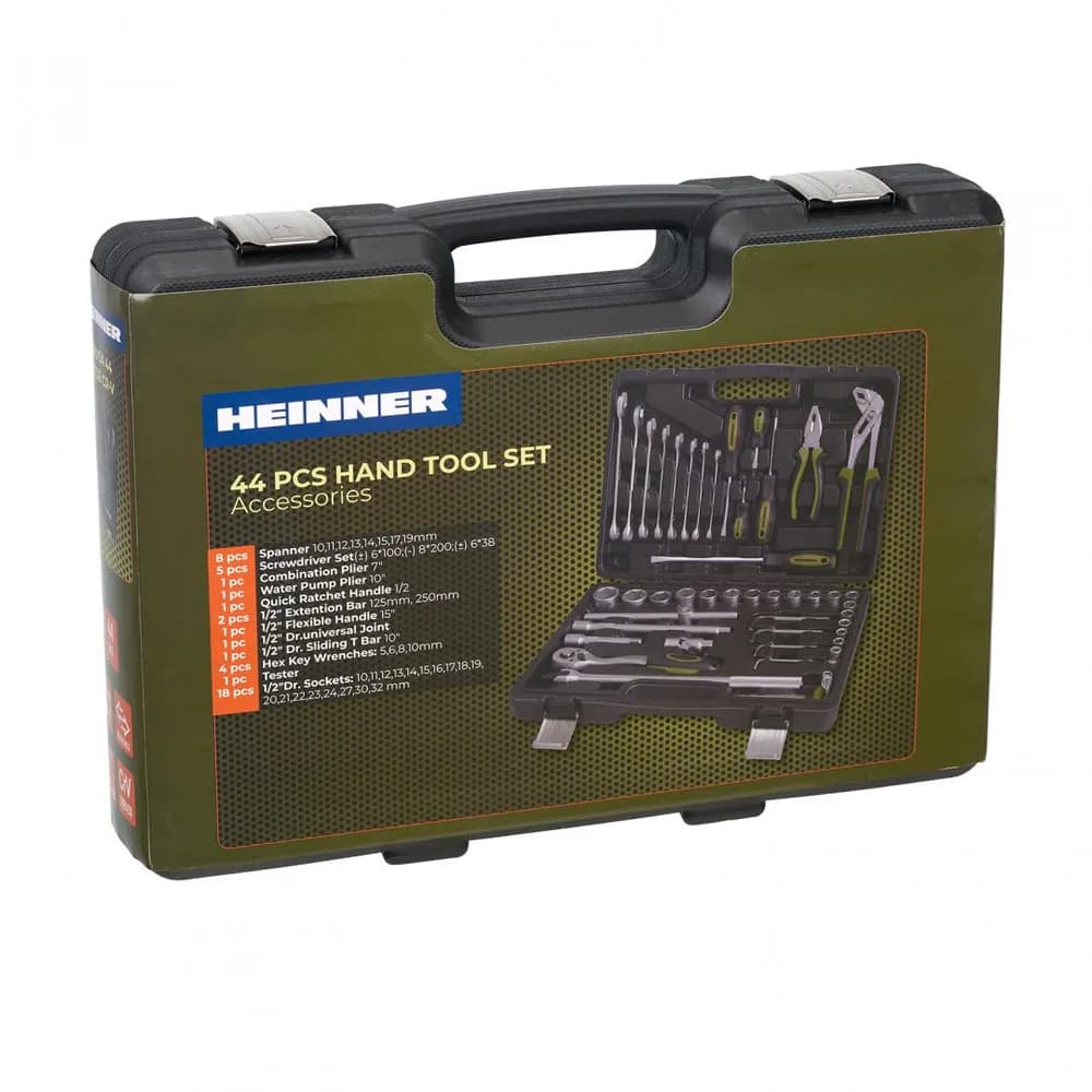 HEINNER TRUSA 44 PIESE 1/2" CR-V — miniatură