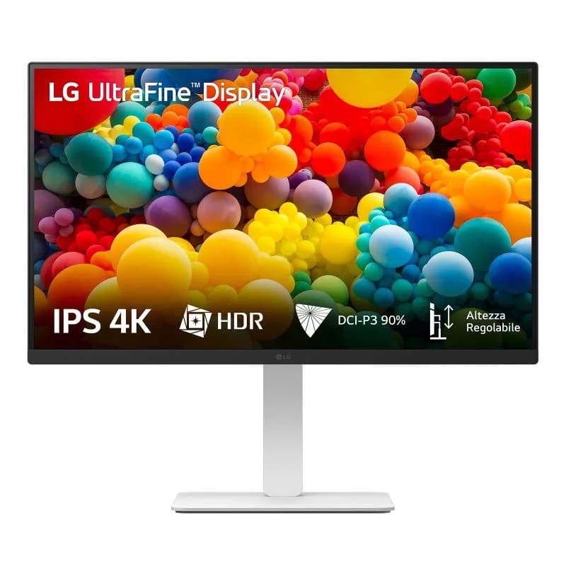 Monitor Consumer LG 27US550-W, 27", 3840 x 2160 pixeli, White