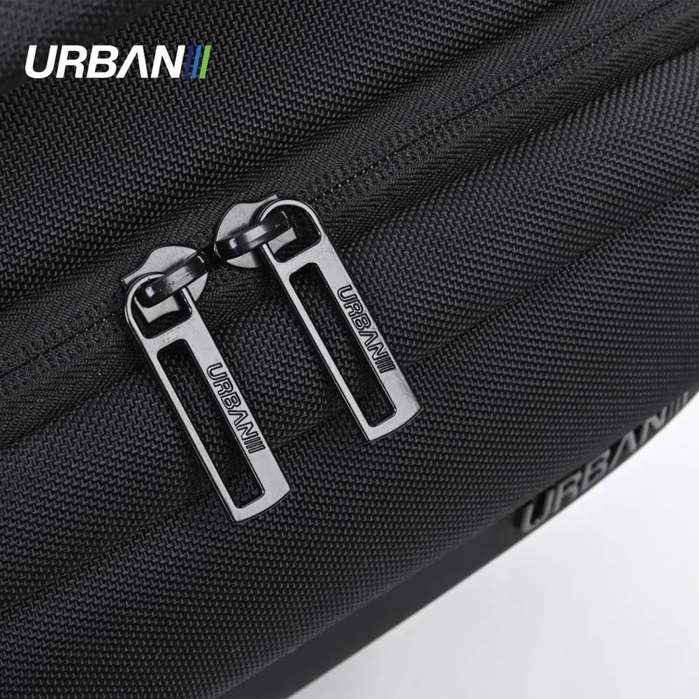 Ghiozdan compartiment laptop, URBAN BLACK, 44x31x13 cm - OFFISHOP — miniatură
