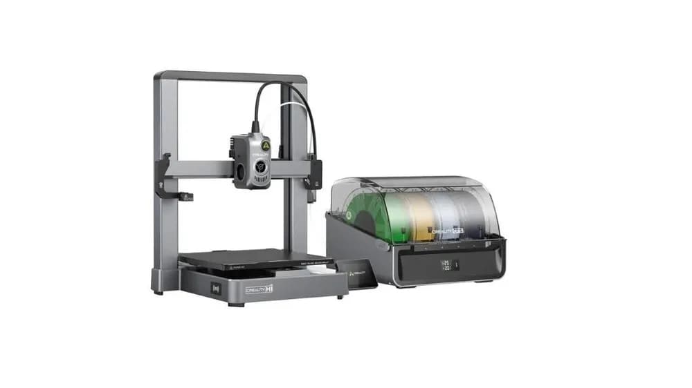 CREALITY HI COMBO 3D PRINTER, Tehnologie FDM, Volum printare: 260 × 260 × 300 mm, dimensiuni imprimanta: 409 × 392 × 477 mm, Touchscreen 3.2", Camera video pentru monitorizare, Senzor filament, Viteza printare: 300mm/s standard, 500mm/s max, Acuratete: 100±0.1 mm, inaltime strat: 0.1-0.35 mm, Direct — miniatură