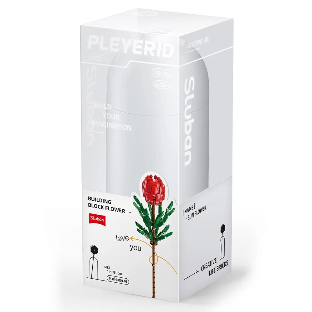 Set de Constructie Flowers, 251 piese, Tibouchina Urvilleana - Sluban — miniatură