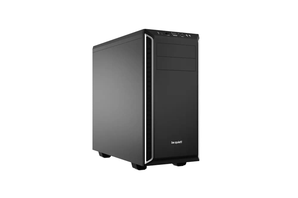 CARCASA be quiet! "PURE BASE 600", Middle Tower, ATX, fara sursa, 2xfan, USB 3.2 gen 1 x 2, audio+mic, PSU shroud, 7 sloturi expansiune, iluminare, argintiu, "BG022"