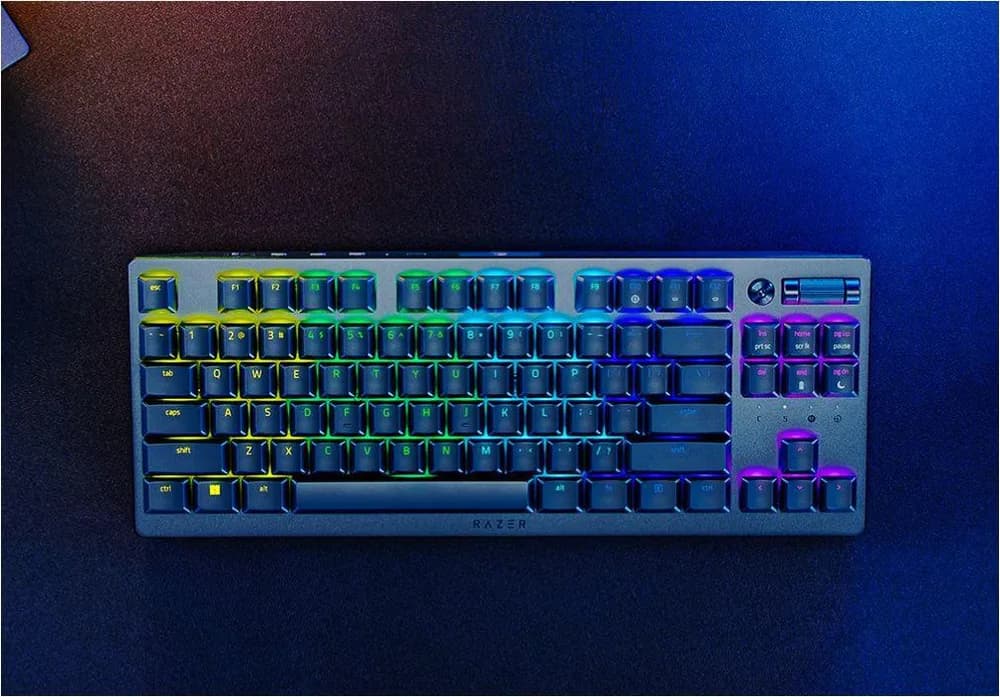Tastatura Mecanica Gaming Razer DeathStalker V2 Pro Tenkeyless, RGB, Wireless, Negru