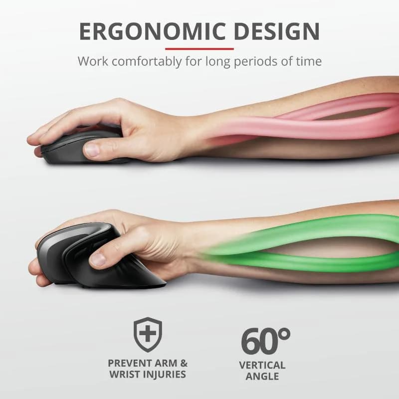 Mouse Wireless Trust Verro, 1600 dpi, Multicolor — miniatură