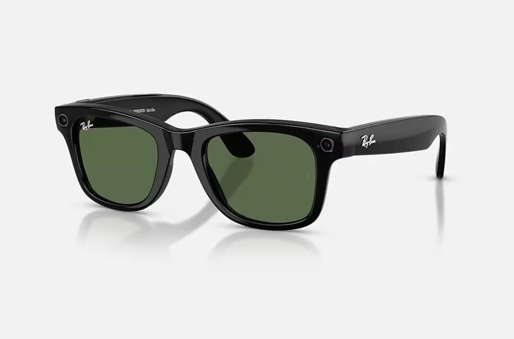 ORW4012 META WAYFARER High Bridge Fit - Shiny Black - G-15 Green Gen 2
