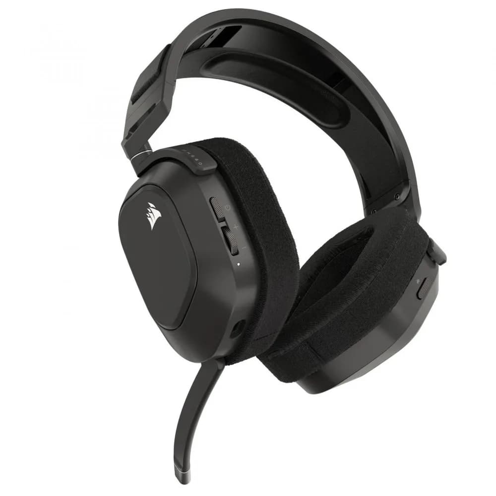 Casti Gaming Head-band Corsair HS80 MAX WIRELESS, Wireless, noise-canceling, Gri — miniatură