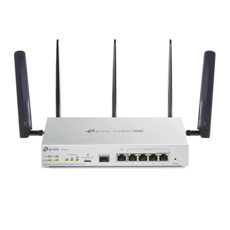 Omada Pro 4G+ Cat6 AX3000 Gigabit VPN Router