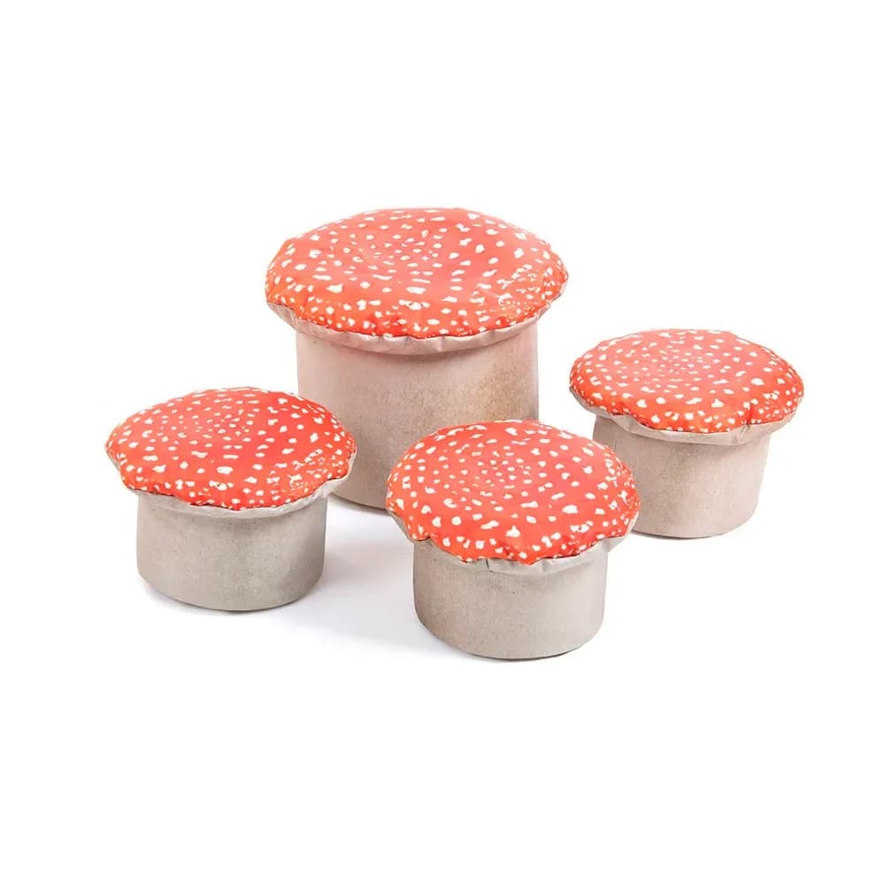 Set scaune Ciuperci de pădure (set de 4) - dimensiuni mici și mari