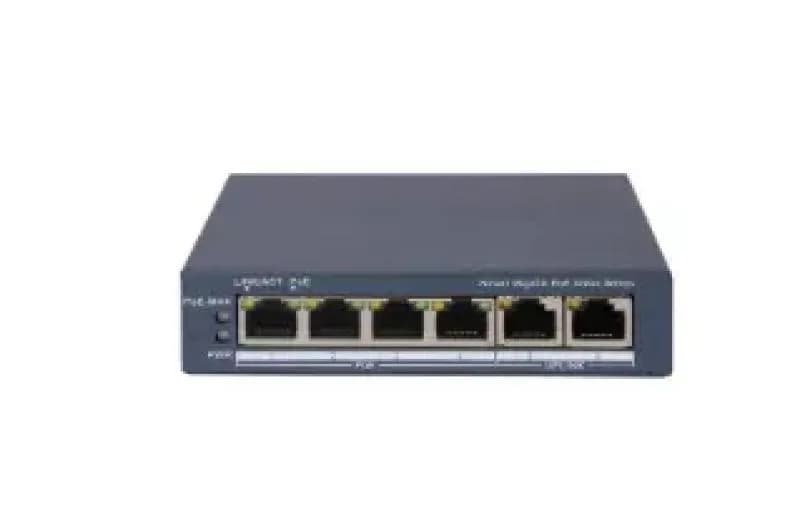 SWITCH POE 4PORTURI 60W "DS-3E1506P-EI/M"