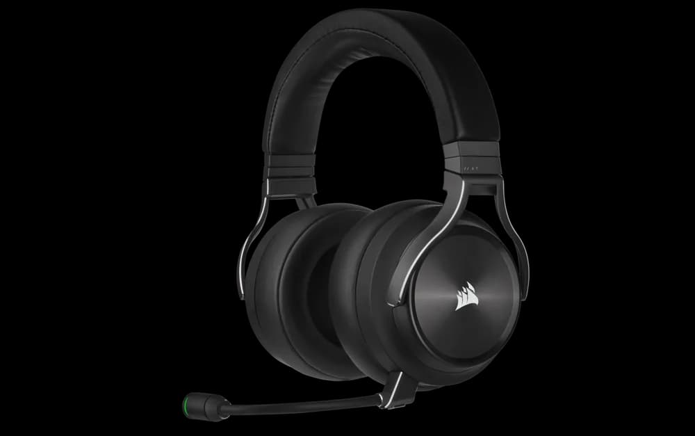 Casti Gaming Head-band Corsair VIRTUOSO RGB Wireless XT, Wireless/Wired, negru