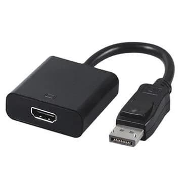 CABLU video GEMBIRD, adaptor DisplayPort (T) la HDMI (M), 10cm, rezolutie maximaFull HD (1920 x 1080) la 60Hz, negru, "A-DPM-HDMIF-002"