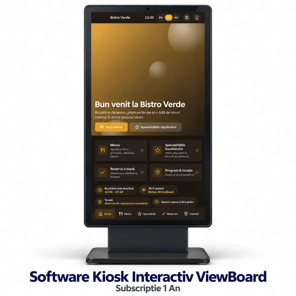 Software Kiosk digital Signage ViewBoard – Subscriptie 1 An