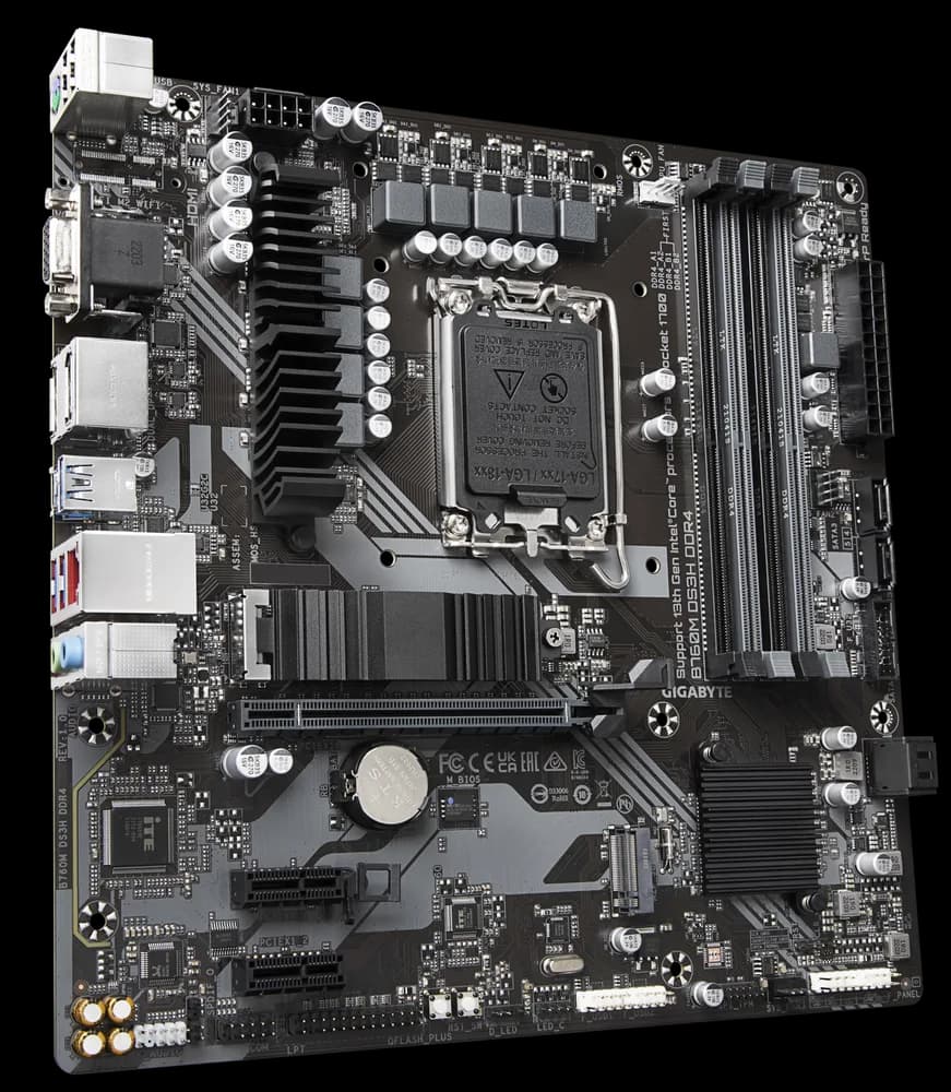Placa de baza GIGABYTE B760M DS3H DDR4 "B760M DS3H DDR4" — miniatură