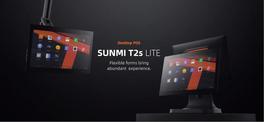 SUNMI DESKTOP POS SYSTEM L1573 T2s LITE EN (15.6" + 15.6", 4GB + 64GB, WiFi, EU Adapter)
