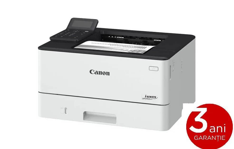 Imprimanta Laser Canon LBP246dw II, Monocrom, format A4, Duplex, USB/LAN