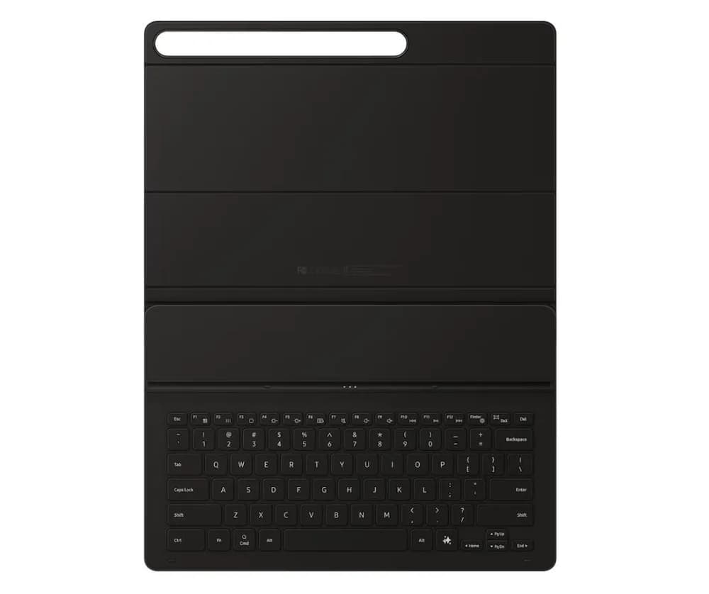 Samsung TAB S10+ FE Book Cover Keyboard Slim (with Pen compartment) Black