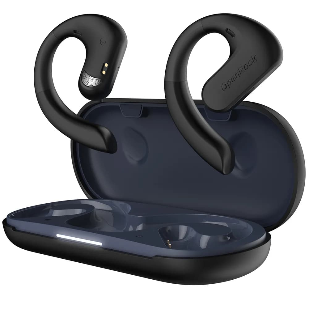 Casca OneOdio wireless, tip butoni - TWS, utilizare smartphone, conectare prin Bluetooth 5.3, difuzor 16.2 mm, negru, "OpenRock-S-Black" — miniatură